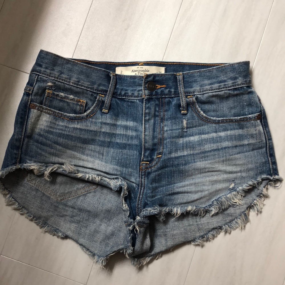 Abercrombie jean shorts